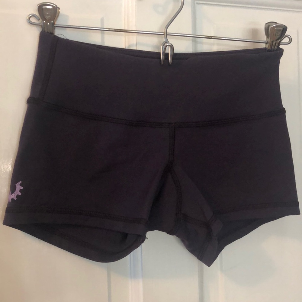 Purple wod gear athletic shorts